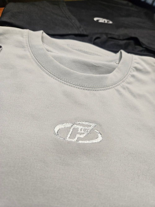 FAKE Essential Light Gray Fitted Tee